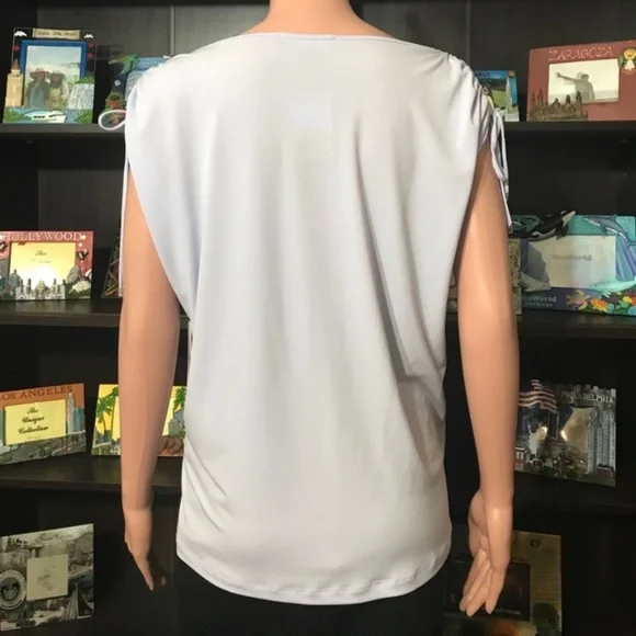 [Ivanka Trump] Light Purple  V-neck Top NWT 05 - Picture 7 of 8